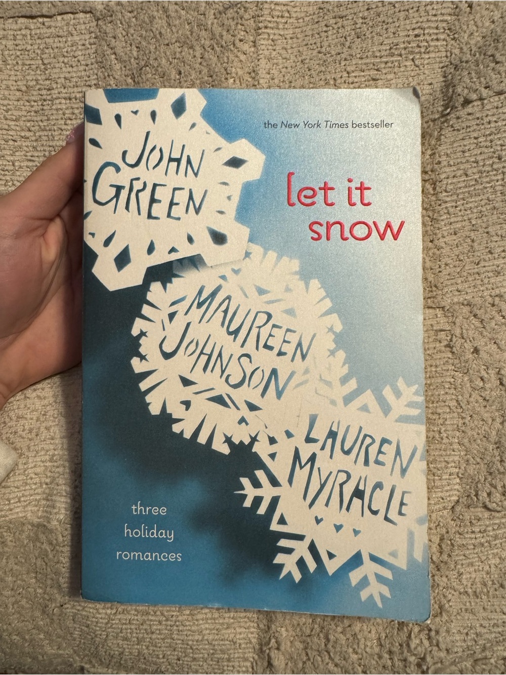 Let It Snow Holiday Romance Paperback - Blue Cover